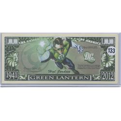 Green Lantern 1941 2012 Million Dollar Novelty Note