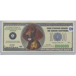 United States of Irish Setters Million Dollar Note