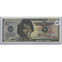 James Brown Legends Series Million Dollar Novelty Note