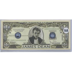 James Deam Hollywood Legend Million Dollar Note