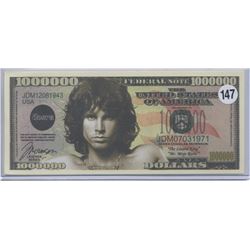 Jim Morrisson The Doors Million Dollar Note