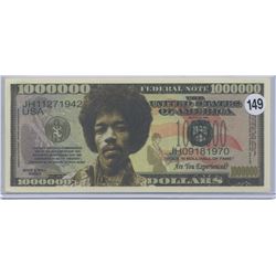 Jimi Hendrix Are You Experienced Million Dollar Novelty Note
