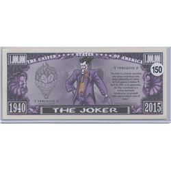 The Joker 1940 2015 Novelty Note