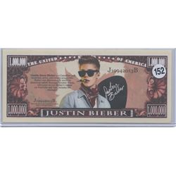 Justin Bieber Million Dollar Novelty Note