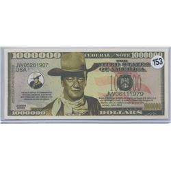 John Wayne The Duke Legends Series Million Dollar Note