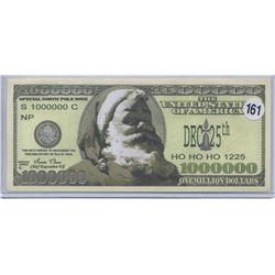 Santa Claus One Million Dollar Novelty Note