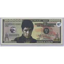 Scarface Al Pacino Legends Series One Million Dollar Note