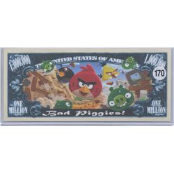 Angry Birds Bad Piggies One Million Dollar Note