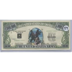 The United States Army One Million Dollar Note