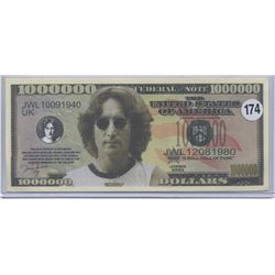 John Lennon The Beatles Legends Series One Million Dollar Note