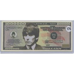 George Harrison The Beatles One Million Dollar Note