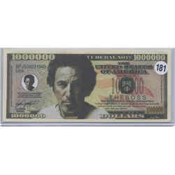 The Boss Bruce Springstein Legends One Million Dollar Note