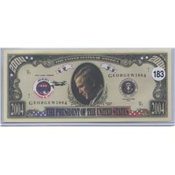 George W Bush 2004 President of the United States Note