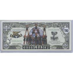Cheerleading One Million Dollar Novelty Note