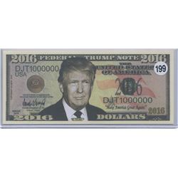Donald Trump 2016 Novelty Note