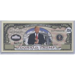Donald Trump Make American Great Again Novelty Note