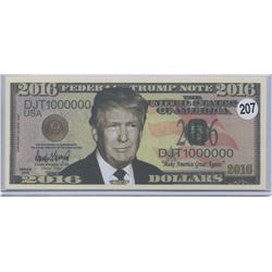 Donald Trump 2016 Federal Trump Note Novelty