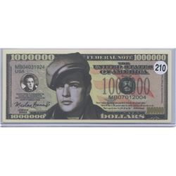 Marlon Brando Legends Series One Million Dollar Note