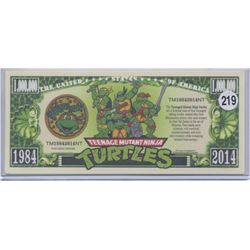 Teenage Mutant Ninja Turtles One Million Dollar Note 1984 2014