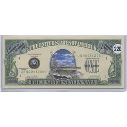 The Unites States Navy One Million Dollar Note