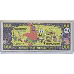 Spongebob Squarepants One Million Dollar Novelty Note