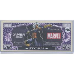 X-men Storm 1975 2012 One Million Dollar Note
