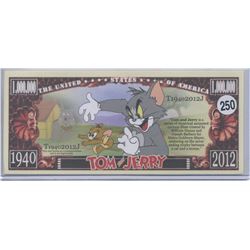 Tom and Jerry One Million Dollar Novelty Note