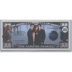 The Vampire Diaries One Million Dollar Novelty Note