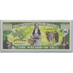 The Wizard of OZ One Million Dollar Novelty Note