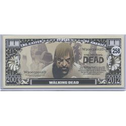 The Walking Dead One Million Dollar Novelty Note