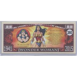 Wonder Woman 1941 2015 One Million Dollar Note