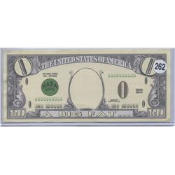 Big Fat Zero Insert Picture Novelty Note
