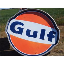 Gulf Sign Double Sided 72” X 67”