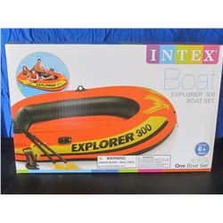 New Intex Explorer 300 boat set