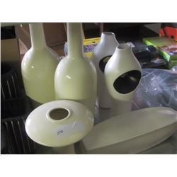 Vases 6 pieces