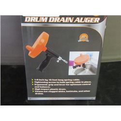 New 16 foot drum drain auger