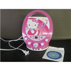 Hello Kitty CD/Sing along player