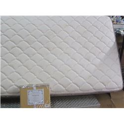Mattress with new sheet set