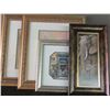 Image 1 : 4 framed wall pictures