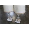 Image 2 : TWO MARBLE BASE BOUDOIR LAMPS