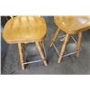 Image 2 : TWO WOOD BARSTOOLS