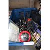 Image 1 : LOT OF HAIR DRIERS CURLERS AND PIERCING GUN WITH STUDS