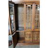 Image 2 : ILLUMINATED OAK DISPLAY CABINET