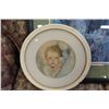 Image 2 : JANET E.MARSHALL LEP AND FRAMED BABY PRINT