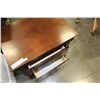 Image 2 : PAIR OF FLOOR MODEL HOME ELEGANCE 2-DRAWER MAHOGANY FINISH NIGHTSTANDS RETAIL $199 EACH