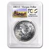 Image 1 : 1883-O RARE Stage Coach Series Morgan Silver Dollar BU PCGS Graded in slab