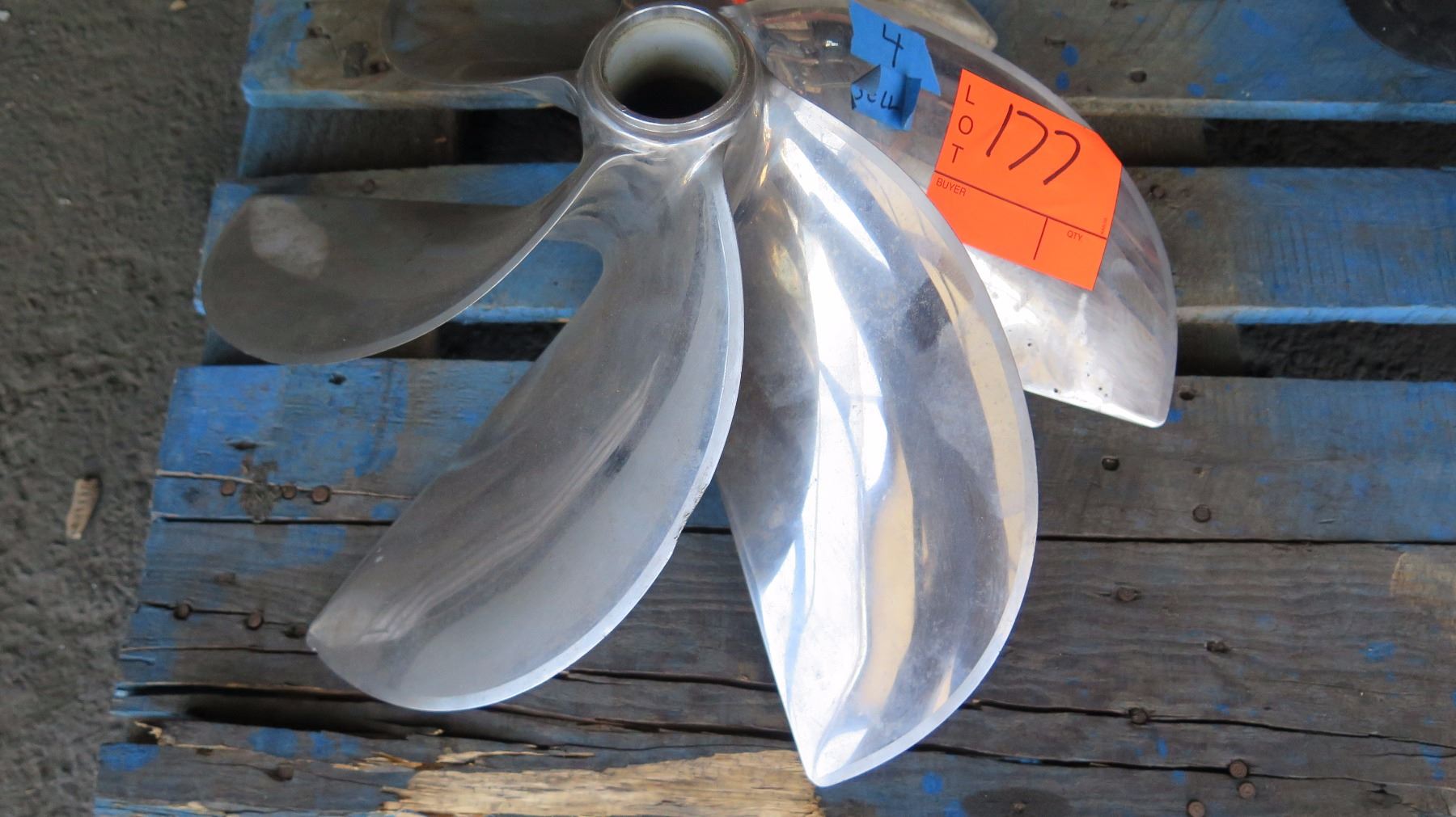 Herring Stainless Steel Propeller (racing prop) for 300 - 350 HP Engine ...