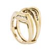 Image 3 : 14KT Yellow Gold 0.50ctw Diamond Ring Guard