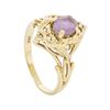 Image 3 : 14KT Yellow Gold 1.00ct Amethyst Ring