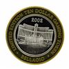 Image 1 : .999 Silver Bellagio Las Vegas, Nevada $10 Casino Limited Edition Gaming Token
